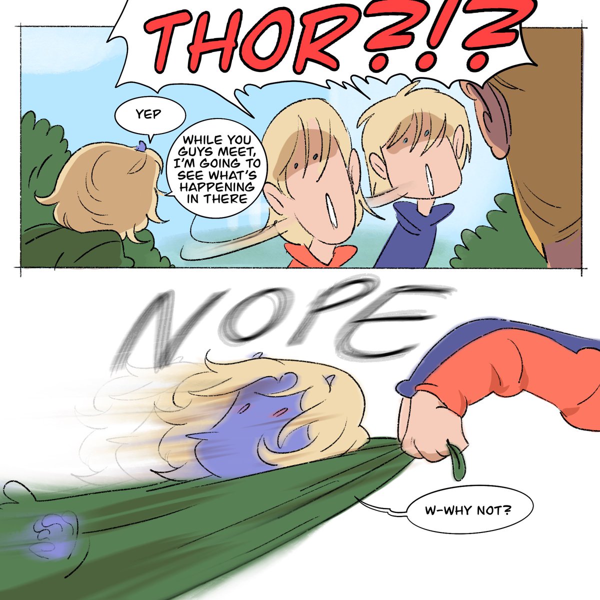 FREYJA 2, part 17 😗💕💥
NOPE, Freyja. That’s 🔞!

#Lokius #Freyja
