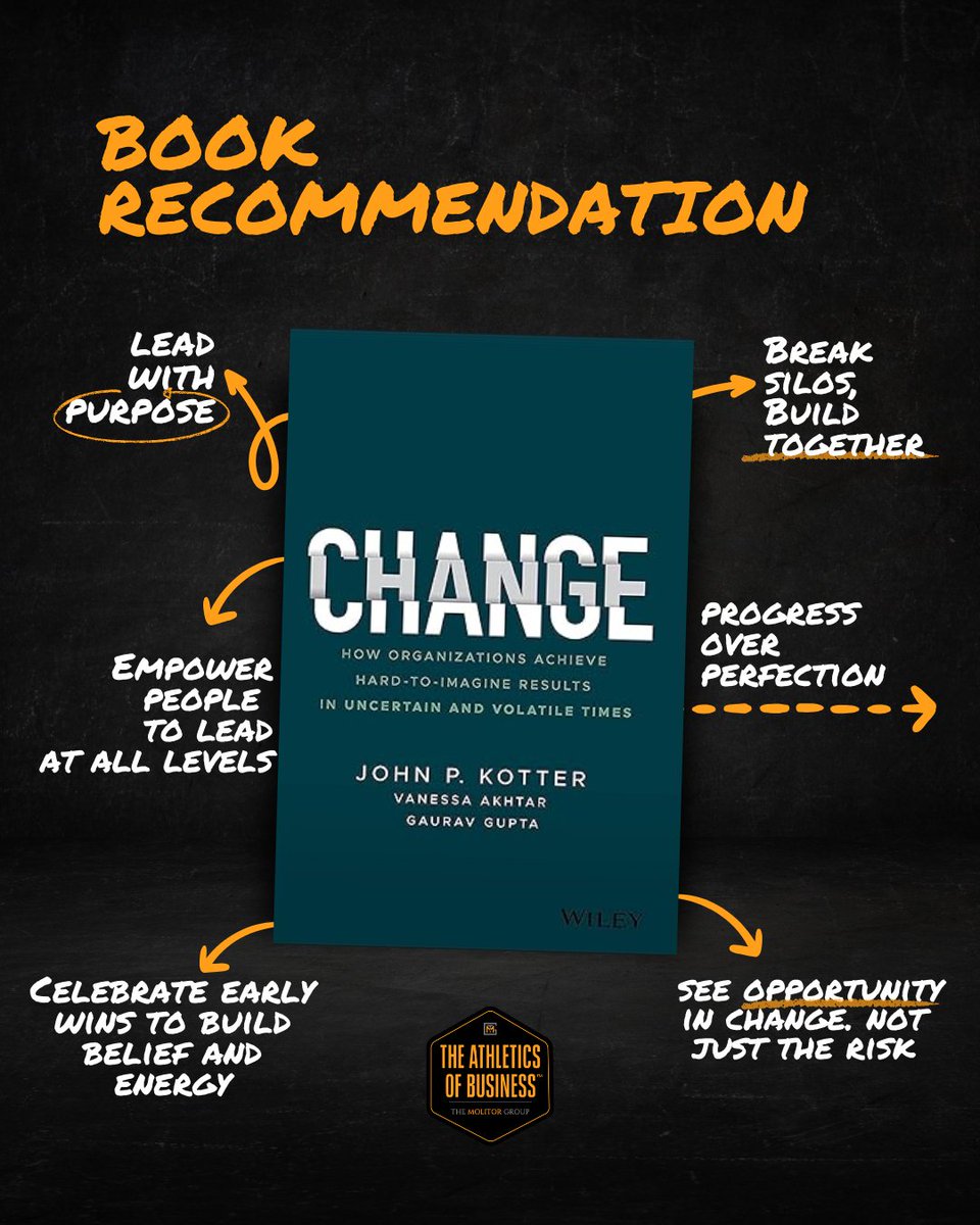 In high-stakes fields like #biotech and #biopharma, navigating change is essential.

John Kotter offers a powerful roadmap to help leaders and organizations achieve high-impact results in uncertain and volatile times.

Grab your copy 📘👇
amzn.to/45elZKl