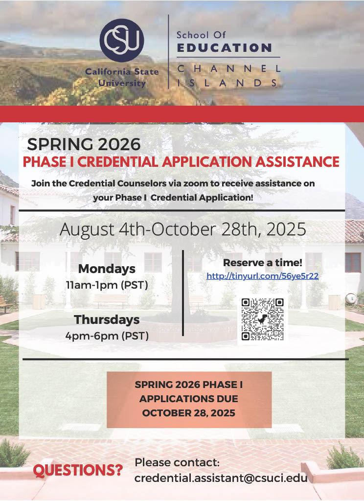 CSUCI School of Education tweet media