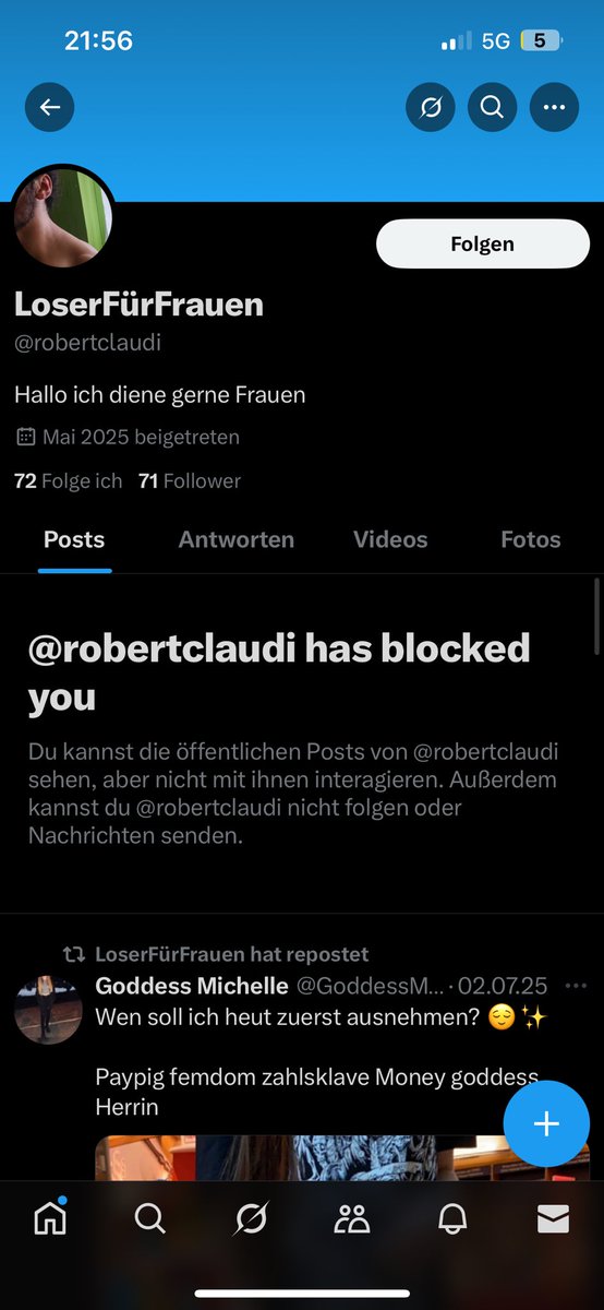 VORSICHT vor diesem LOSER.!!! 
Lügt nur und meint nichts ernst!. 
18 Jähriger der zu nichts zu gebrauchen ist.! Zahlt nicht und macht nicht was er soll.! 
@robertclaudi @robertclaudi @robertclaudi @robertclaudi @robertclaudi