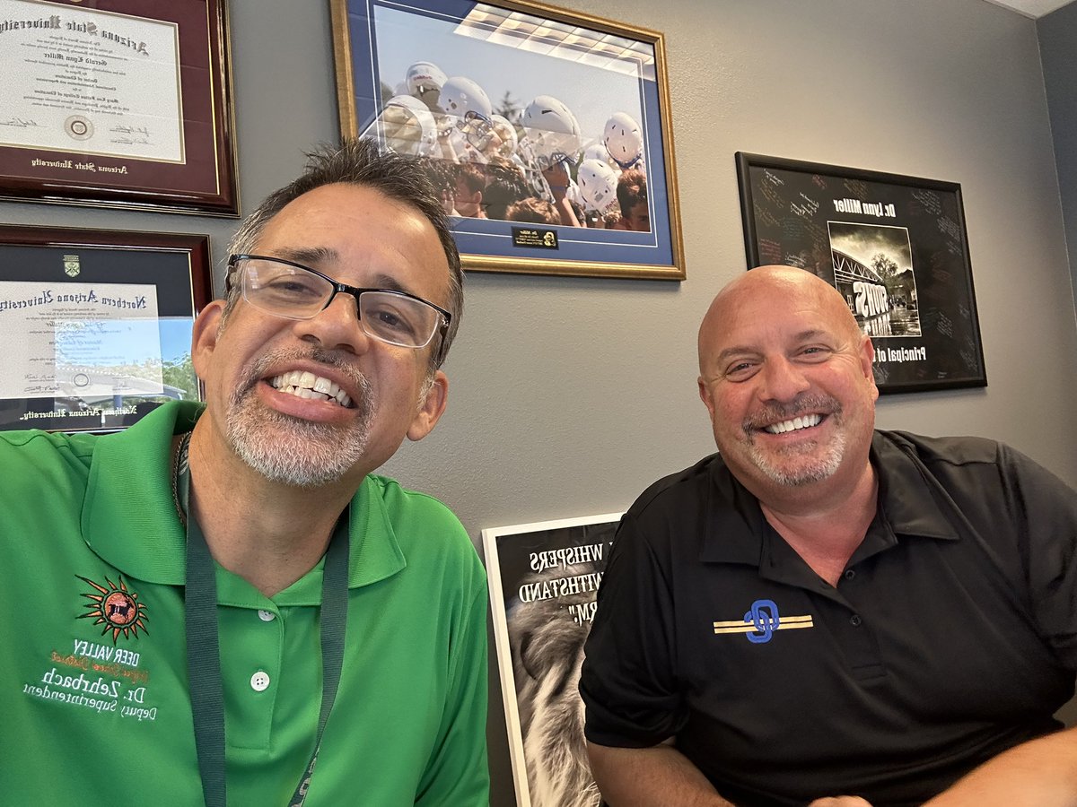 Administrative Leadership & Services (@adminleadserve) on Twitter photo OC’s Dr. Miller and I are debriefing Day 1 and planning for next week’s region meeting where we will start our campus “walks” using the lens of “The DV Way” strategies! <a href="/dvusdplc/">DVUSD PLC</a> <a href="/DVUSD/">Deer Valley Unified School District</a> <a href="/OHS_Eagles/">OHS Eagles</a> OC’s Dr. Miller and I are debriefing Day 1 and planning for next week’s region meeting where we will start our campus “walks” using the lens of “The DV Way” strategies! <a href="/dvusdplc/">DVUSD PLC</a> <a href="/DVUSD/">Deer Valley Unified School District</a> <a href="/OHS_Eagles/">OHS Eagles</a>