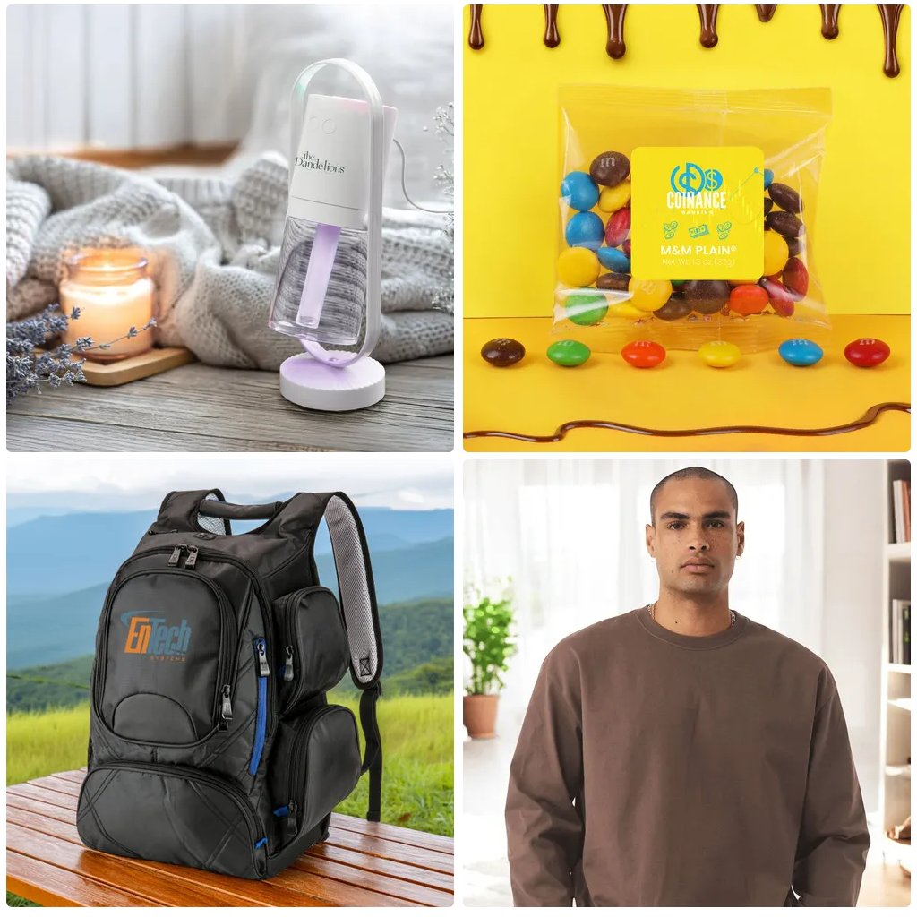 imagenagency's tweet image. We feature eye-catching promotional goods, gear and apparel that you’ll be proud to put your logo on. amp.fyi/-/Ieyb9RX6 #humidifiers #chocolates #backpacks #tshirts