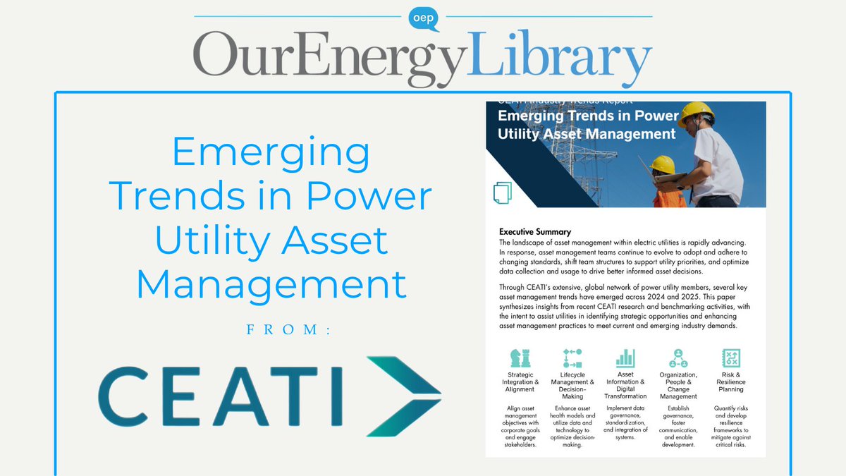 he future of asset management for electric utilities points to deeper strategic integration, digital enablement, comprehensive lifecycle management, and a robust organizational capability.
ourenergypolicy.org/resources/emer…