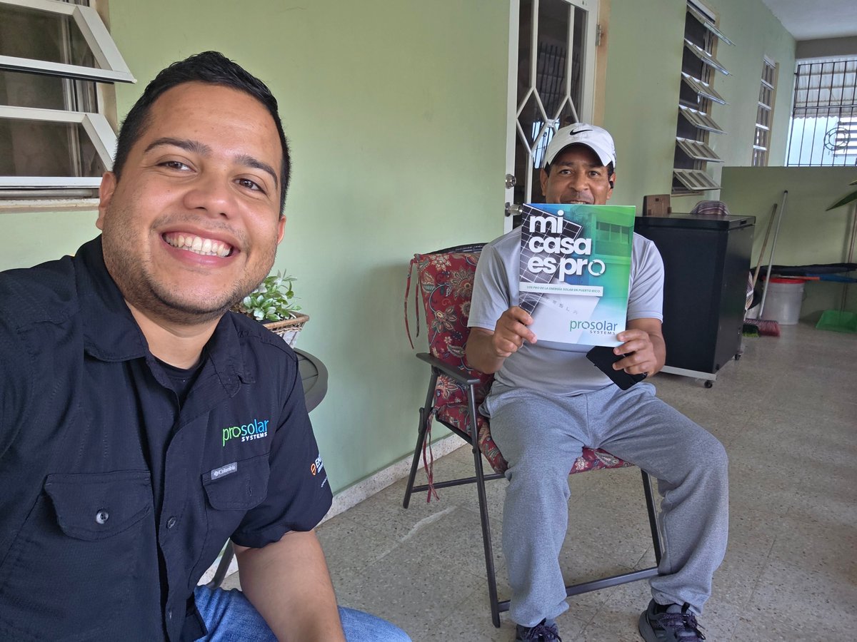 ProSolarPR's tweet image. Con ProSolar Systems, el respaldo energético no es un lujo… ¡es una realidad!
📘 Mi casa es Pro… ¿y la tuya?

🔗 prosolarpr.com
#EnergíaSolarPR #MiCasaEsPro #ProSolarSystems #PuertoRicoSostenible #TeamPro