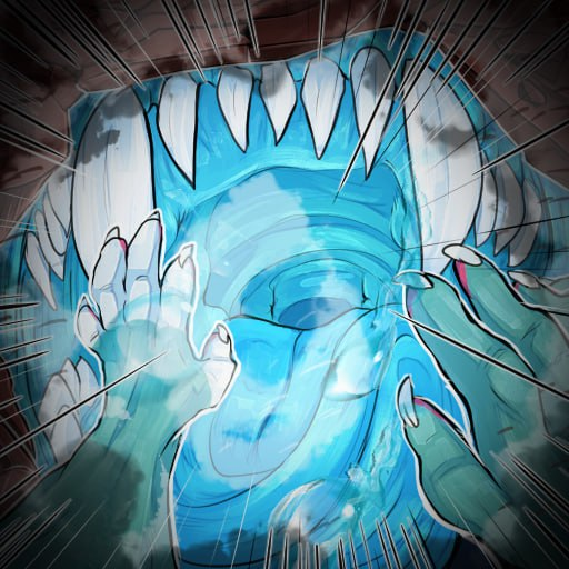 TheMikeFoxy's tweet photo. Some nomm derg stickers 💙

СW: #Vore https://t.co/FbUe6YhVXc