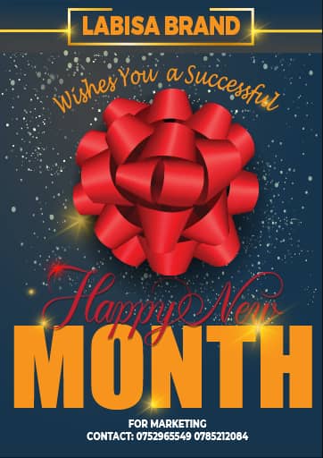 Happy new month from LABISA BRAND team, keep trusting us with your brands 🙏🙏 
#labisa_brand
#topmarketers