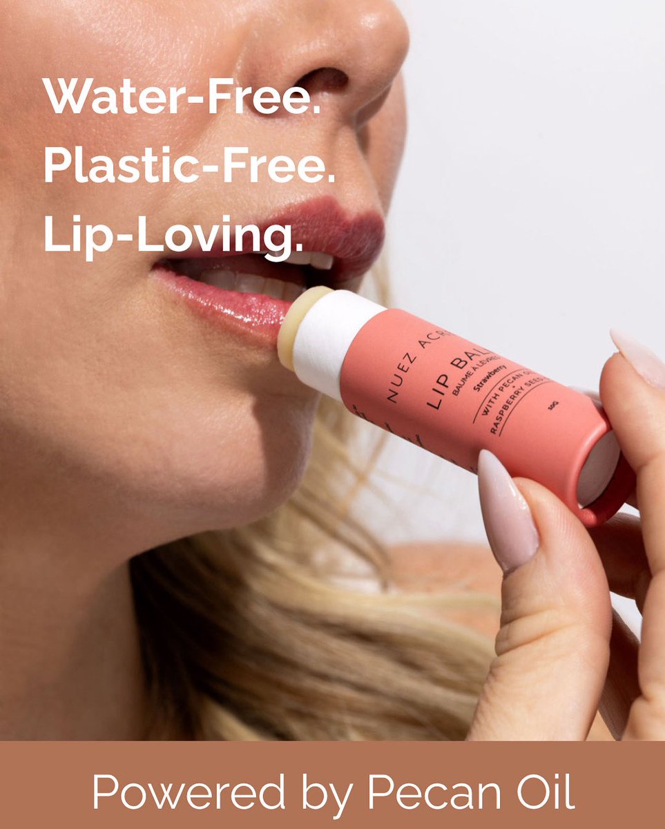 Your lips deserve better.
✔️ No water
✔️ No plastic
✔️ Just pure pecan oil hydration 💋
Shop now → nuezacres.ca
#NuezAcres #CleanBeauty #SustainableSkincare