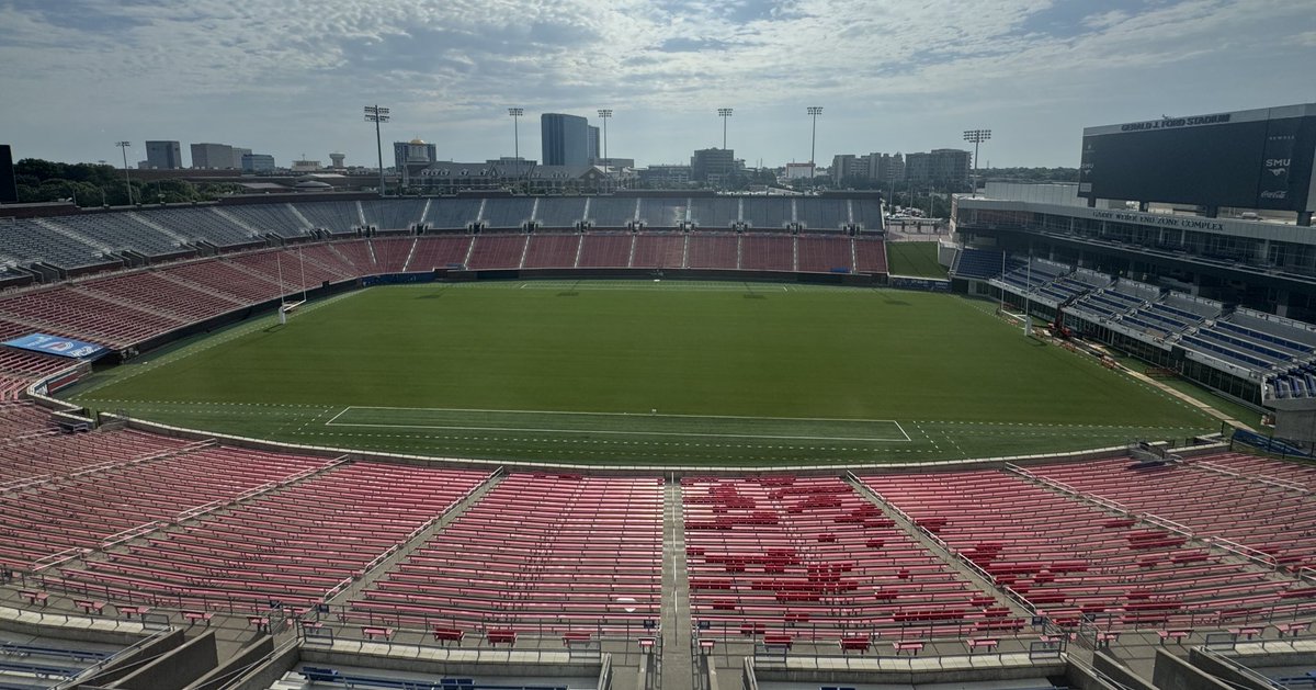 Dean Ralsky (@deanralsky) on Twitter photo SMU plays football in Gerald J. Ford stadium (and on its new beautiful grass) this month!
Getting excited for the start of the season.
The Mustangs kick off week one on 8/30 vs. East Texas A&M at 8 p.m. on ACCN.
Follow <a href="/SMUMustangsOn3/">OnThePonyExpress</a> for all the SMU coverage you need. SMU plays football in Gerald J. Ford stadium (and on its new beautiful grass) this month!
Getting excited for the start of the season.
The Mustangs kick off week one on 8/30 vs. East Texas A&M at 8 p.m. on ACCN.
Follow <a href="/SMUMustangsOn3/">OnThePonyExpress</a> for all the SMU coverage you need.