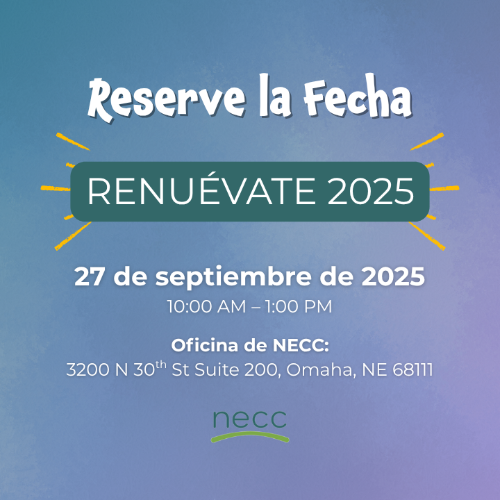 RECHARGE 2025 is coming!
A free wellness day for Nebraska child care providers.
📅 Sept. 27 | 🕙 10–1 | 📍 Omaha
🔗 Details soon!

¡Renuévate 2025 se acerca!
Día de bienestar gratis para proveedores.
📅 27 sept. | 🕙 10–1 | 📍 Omaha
🔗 Más info pronto