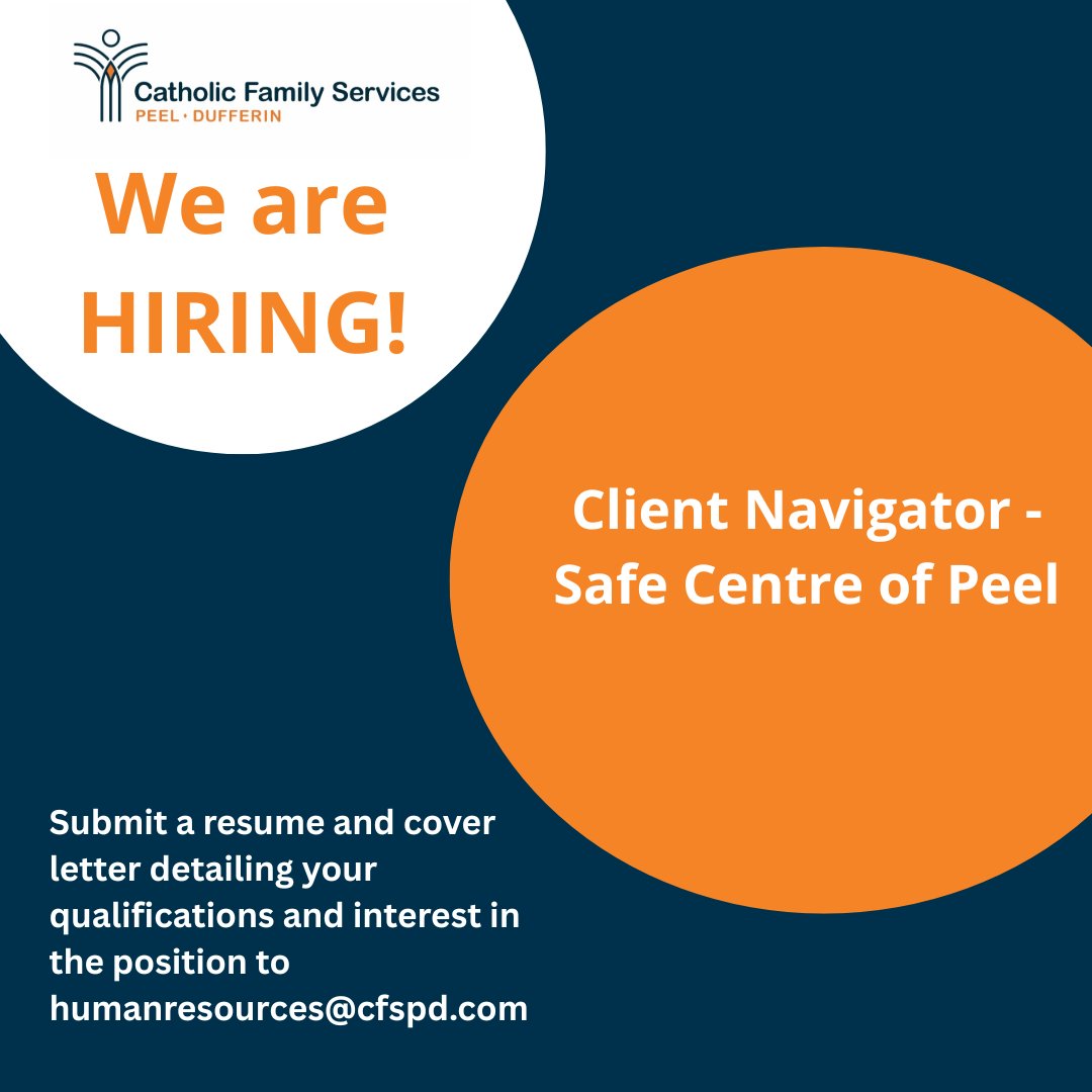 We are seeking a Client Navigator who will conduct intake and screening, provide crisis intervention, support, safety planning and advocacy to individuals, families, as well as make appropriate referrals to community services.
To apply, visit cfspd.com