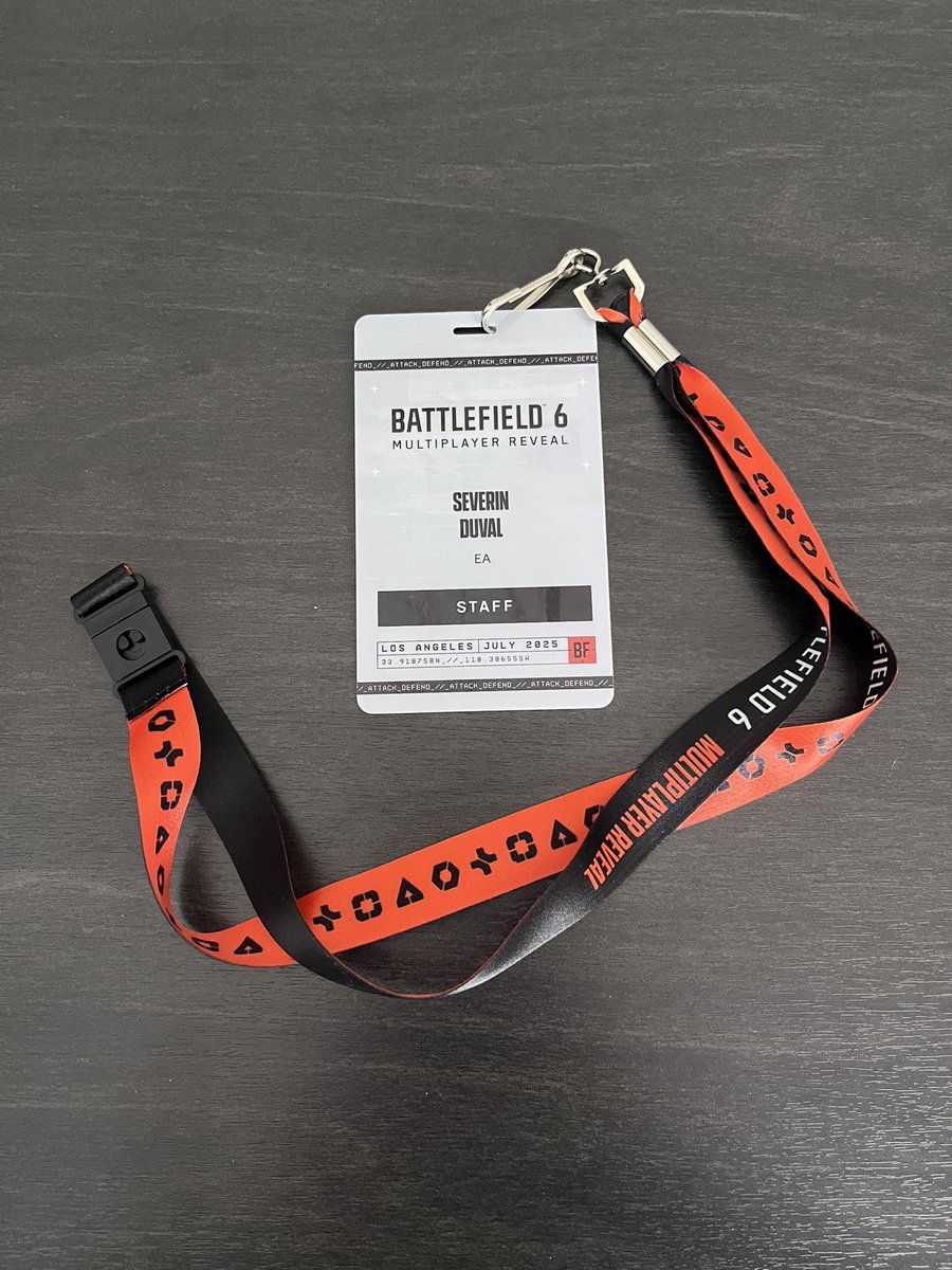 Reveal multiplayer #Battlefield6 : ✅
En présentiel à Los Angeles et à surveiller autant que possible l’événement sur Paris.

Next mission : bêta ouverte et accès anticipé 👀