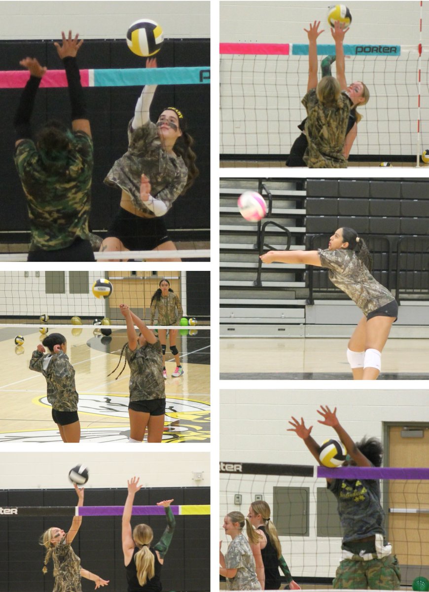 Denison volleyball kicked off the season with its annual midnight practice