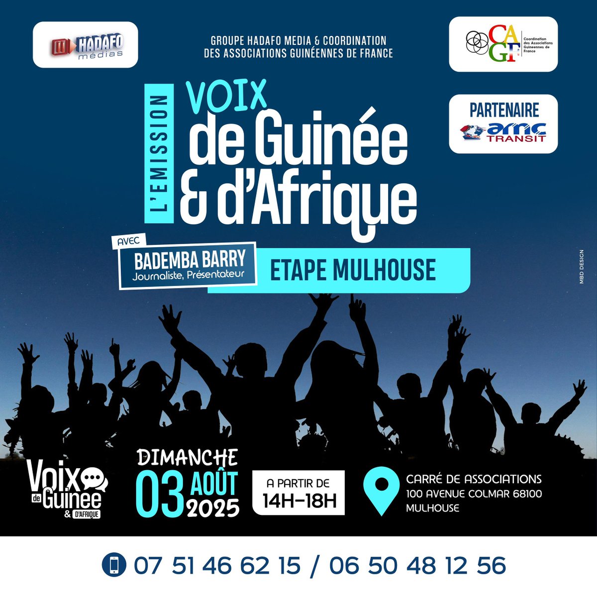 LAMINE GUIRASSY (@lamineguirassy) on Twitter photo โฝ๏ธ๐ฆ๐๐ฟ๐ฎ๐๐ฏ๐ผ๐๐ฟ๐ด & ๐ ๐๐น๐ต๐ผ๐๐๐ฒ, ๐น๐ฎ ๐๐ผ๐๐ฟ๐ป๐ฒฬ๐ฒ ๐ฐ๐ผ๐ป๐๐ถ๐ป๐๐ฒ !
<a href="/abbadembabarry/">Bademba Barry ๐ฌ๐ณ๐จ๐ฉ ๐จ๐ฌ</a> et toute lโรฉquipe vous donnent rendez-vous ce ๐๐ฎ๐บ๐ฒ๐ฑ๐ถ ๐ฎ ๐ฎ๐ผ๐ฬ๐ ๐ฎฬ ๐ญ๐ฐ๐ต au ๐ฃ๐ฎ๐ฟ๐ฐ ๐ฑ๐ฒ๐ ๐ฆ๐ฝ๐ผ๐ฟ๐๐ ๐๐ฎ๐๐๐ฒ๐ฝ๐ถ๐ฒ๐ฟ๐ฟ๐ฒ ร ๐ฆ๐๐ฟ๐ฎ๐๐ฏ๐ผ๐๐ฟ๐ด (Rue Baden Powell โ โฝ๏ธ๐ฆ๐๐ฟ๐ฎ๐๐ฏ๐ผ๐๐ฟ๐ด & ๐ ๐๐น๐ต๐ผ๐๐๐ฒ, ๐น๐ฎ ๐๐ผ๐๐ฟ๐ป๐ฒฬ๐ฒ ๐ฐ๐ผ๐ป๐๐ถ๐ป๐๐ฒ !
<a href="/abbadembabarry/">Bademba Barry ๐ฌ๐ณ๐จ๐ฉ ๐จ๐ฌ</a> et toute lโรฉquipe vous donnent rendez-vous ce ๐๐ฎ๐บ๐ฒ๐ฑ๐ถ ๐ฎ ๐ฎ๐ผ๐ฬ๐ ๐ฎฬ ๐ญ๐ฐ๐ต au ๐ฃ๐ฎ๐ฟ๐ฐ ๐ฑ๐ฒ๐ ๐ฆ๐ฝ๐ผ๐ฟ๐๐ ๐๐ฎ๐๐๐ฒ๐ฝ๐ถ๐ฒ๐ฟ๐ฟ๐ฒ ร ๐ฆ๐๐ฟ๐ฎ๐๐ฏ๐ผ๐๐ฟ๐ด (Rue Baden Powell โ