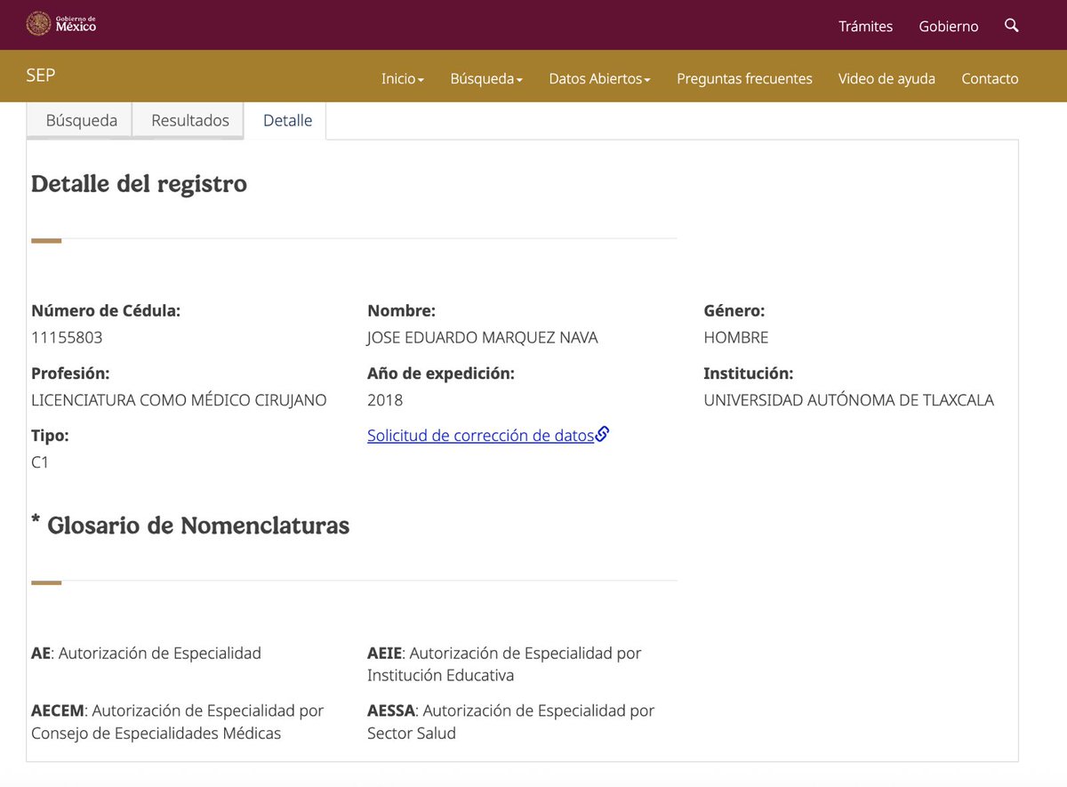 🔍Médico presentado por Nahle no es forense

La muerte de Irma Hernández, taxista en Veracruz, sigue generando dudas. El médico presentado por Rocío Nahle como legista no cuenta con esa especialidad, según el Registro Nacional de Profesionistas de la #SEP.
