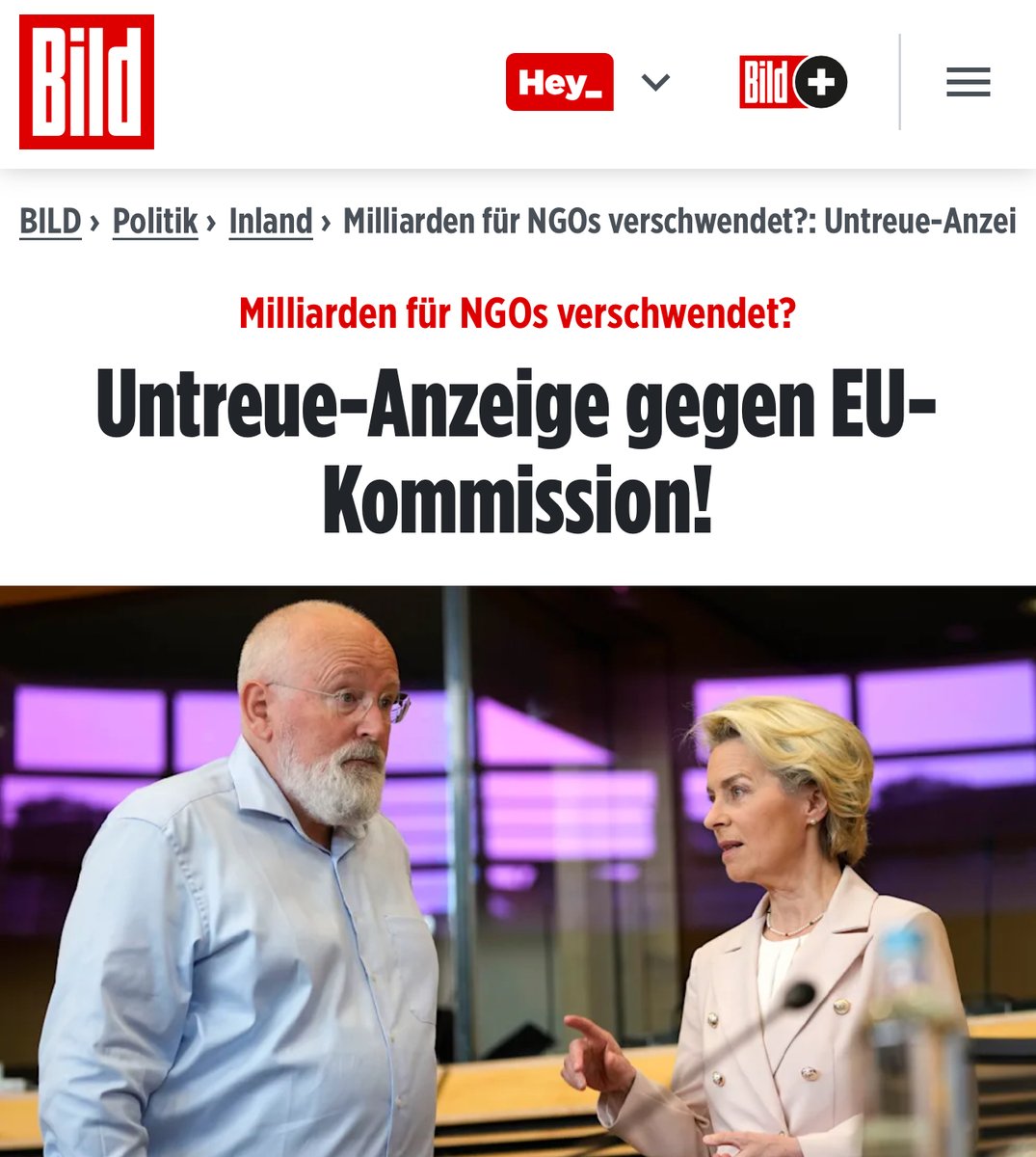 Niets in de Nederlandse MSM kranten. Maar wel belangrijk toch, zo vlak voor de verkiezingen?

De Taxpayers' Association of Europe (TAE) heeft een strafklacht ingediend tegen de voormalige EU-CommissarisFrans #Timmermans.

De vier pagina's tellende klacht (die ter inzage ligt bij