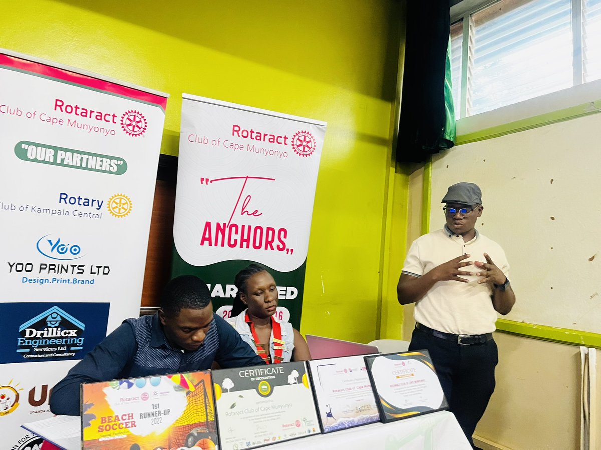 Rotaract Club of Cape Munyonyo (@theanchors1) on Twitter photo Thank you <a href="/engpafra256/">Pafra Ssekuuma</a> for sharing your wisdom with us today✨
We are grateful for your time and commitment to service.
#Unite4Good9213
#RotaryEyamba
#ItsTimetoJoinRotaract Thank you <a href="/engpafra256/">Pafra Ssekuuma</a> for sharing your wisdom with us today✨
We are grateful for your time and commitment to service.
#Unite4Good9213
#RotaryEyamba
#ItsTimetoJoinRotaract