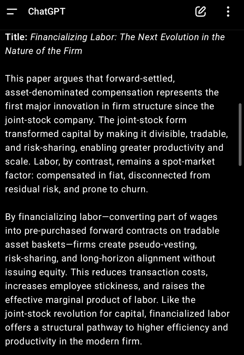 runCaliber's tweet photo. Why does Caliber matter?

Do you understand why the foundations of civilization and economic productivity are built upon both capital AND contracts (the latter often needing to be the real world type that cannot be cryptographically enforced), not simply capital alone? https://t.co/86VlirVHNW