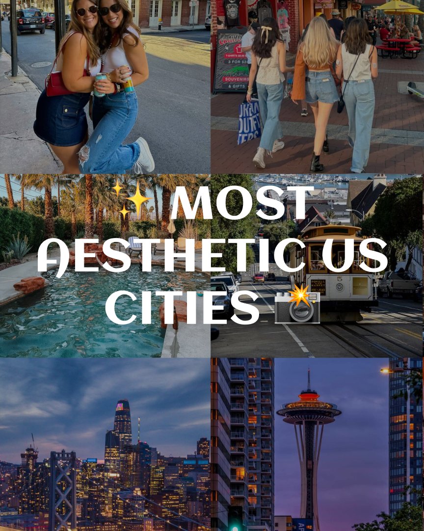tickets_us's tweet photo. β¨ Most Aesthetic US Cities for Your Camera Roll β¨
Colorful streets, stunning views, perfect coffee spots. These cities = IG gold.β¨
Fly from the US and start snapping πΈβ¨
π² Book your next escape with https://t.co/p2n5jXK0Jb
#usatravel #photospots #ticketsus https://t.co/bv8E21URLU