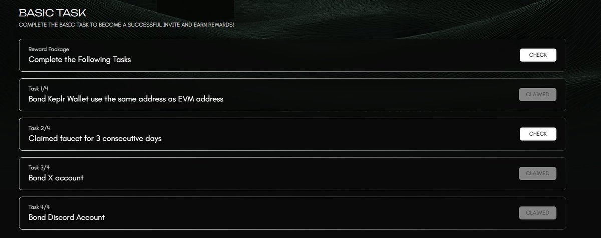 Just completed a few important tasks on <a href="/cysic_xyz/">Cysic</a> 
✅ 
~ Bonded my Keplr wallet 
~ Claimed today’s faucet (2 more claims left to finish this task) 
~ Bonded my X (Twitter) 
~ Bonded my Discord  

Testnet tasks are just as important as yapping on X. 

If you haven’t joined the