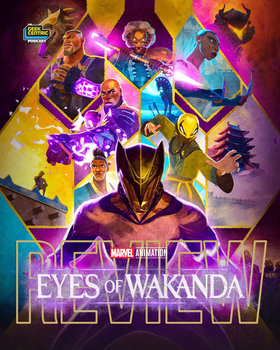 Geekcentric @ Star Wars Celebration 🇯🇵 (@geekcentricyt) on Twitter photo Our spoiler-free review of Marvel Animation’s Eyes of Wakanda is live! 👁️
With breathtaking animation, rich music, and powerful stories, the series dives into Wakanda’s legacy across time.
🎧 plnk.to/Geekcentric
All 4 episodes premiere Aug 1 on <a href="/DisneyPlusCA/">Disney+ Canada 🇨🇦</a>. Our spoiler-free review of Marvel Animation’s Eyes of Wakanda is live! 👁️
With breathtaking animation, rich music, and powerful stories, the series dives into Wakanda’s legacy across time.
🎧 plnk.to/Geekcentric
All 4 episodes premiere Aug 1 on <a href="/DisneyPlusCA/">Disney+ Canada 🇨🇦</a>.