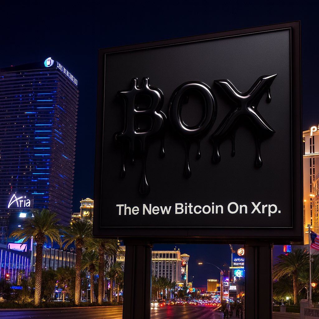 $BOX will be huge.

Everywhere.

Bitcoin On Xrp.