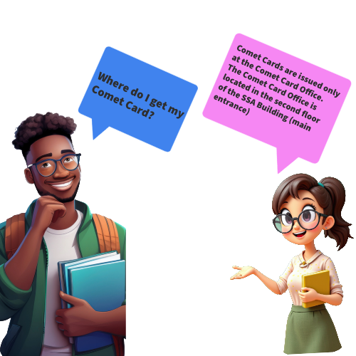 cometcardoffice's tweet image. Don’t forget to get your official student ID! Bring a govt-issued photo ID (like a driver’s license or a passport) and stop by our office Mon-Fri, 9 AM–5 PM. See you soon! #CampusLife #studentid #cometcardoffice #cometcard