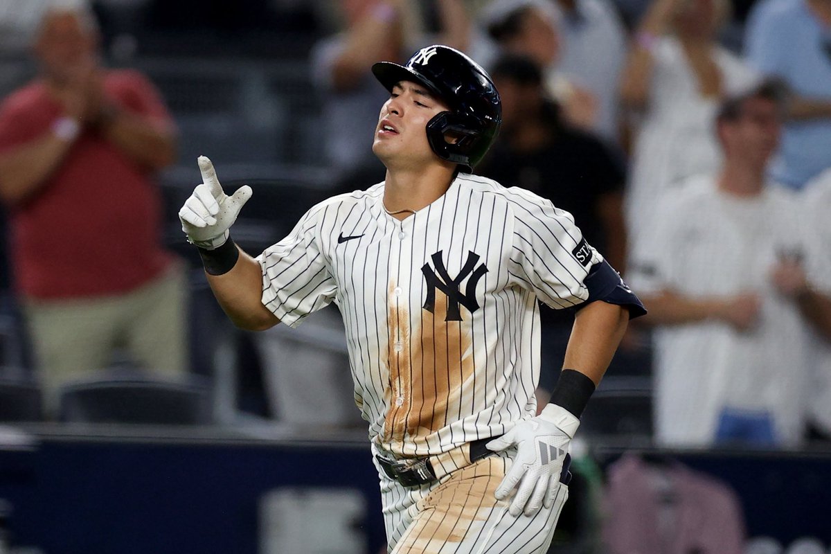 Jimmy Randazzo (@jimmyrandazzo) on Twitter photo If Anthony Volpe hits a HR tonight someone who is following <a href="/YankeesPod/">Yankees Pod 🎧</a> is winning a shirt. Comment your size. Let’s go Yankees. If Anthony Volpe hits a HR tonight someone who is following <a href="/YankeesPod/">Yankees Pod 🎧</a> is winning a shirt. Comment your size. Let’s go Yankees.