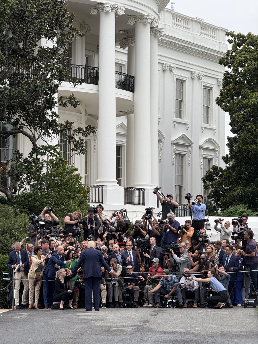 Margo Martin (@margomartin47) on Twitter photo President <a href="/realDonaldTrump/">Donald J. Trump</a> takes questions from the press before boarding Marine One 🇺🇸 President <a href="/realDonaldTrump/">Donald J. Trump</a> takes questions from the press before boarding Marine One 🇺🇸