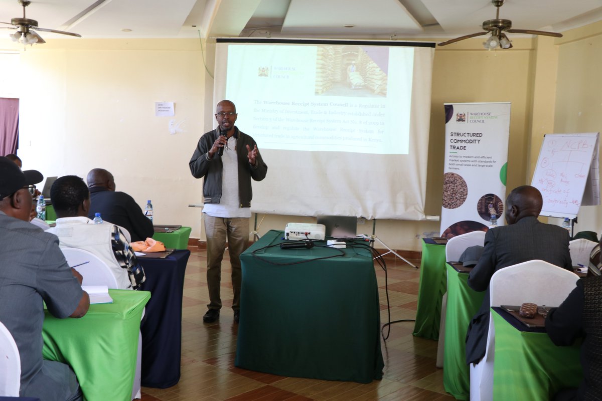 The Council wraps up weeklong e-WRS Central Registry training in Uasin Gishu &amp; Trans Nzoia Counties, marking strong collaboration &amp; momentum for structured trade and digitized WRS.A pre-inspection of Endebess coffee warehouse was also conducted ahead of WRS certification.
#eWRS