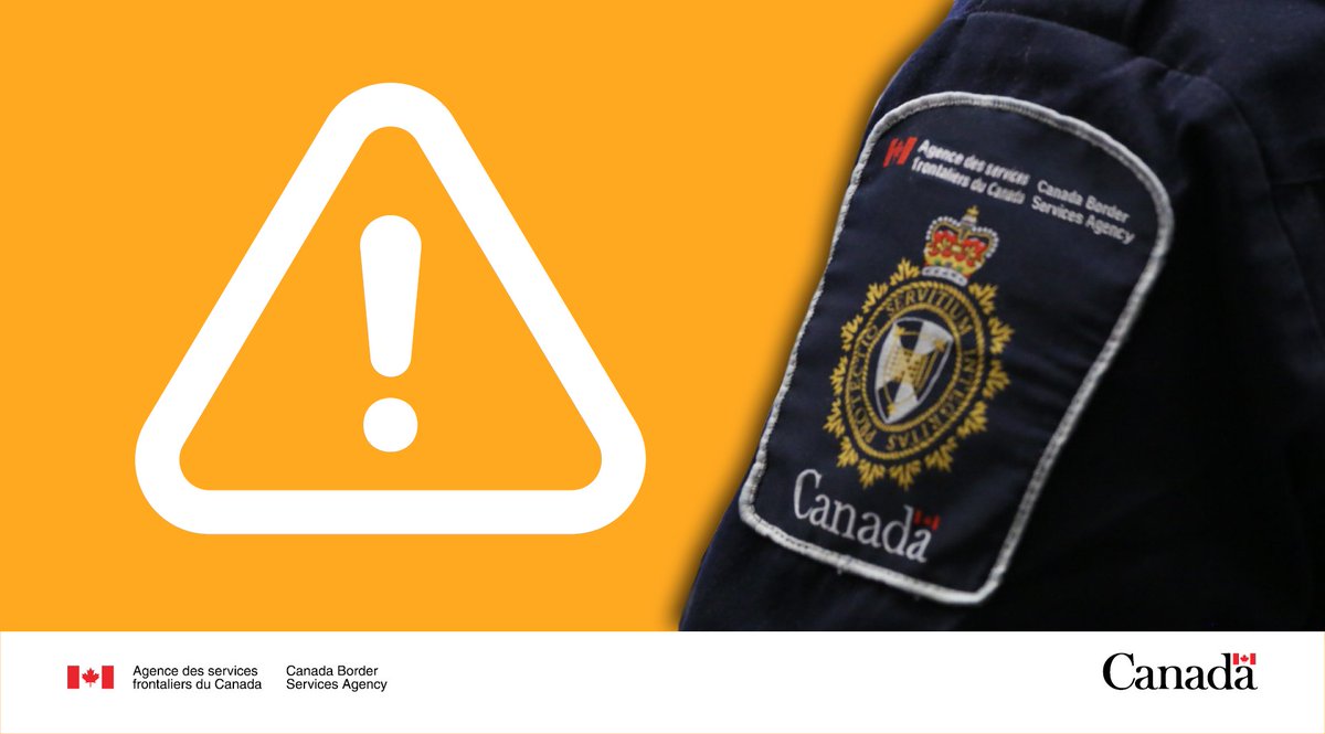 Agence des services frontaliers du Canada (@frontierecan) on Twitter photo Le portail GCRA et le syst. d'échange de doc. seront hors service ce weekend pour y ajouter des fonctionnalités et mieux vous servir: …p-pcc.cbsa-asfc.cloud-nuage.canada.ca/fr/homepage
Ces travaux/le traitement papier dans les voies commerciales, pourraient entraîner de l'attente: cbsa-asfc.gc.ca/bwt-taf/menu-f… Le portail GCRA et le syst. d'échange de doc. seront hors service ce weekend pour y ajouter des fonctionnalités et mieux vous servir: …p-pcc.cbsa-asfc.cloud-nuage.canada.ca/fr/homepage
Ces travaux/le traitement papier dans les voies commerciales, pourraient entraîner de l'attente: cbsa-asfc.gc.ca/bwt-taf/menu-f…