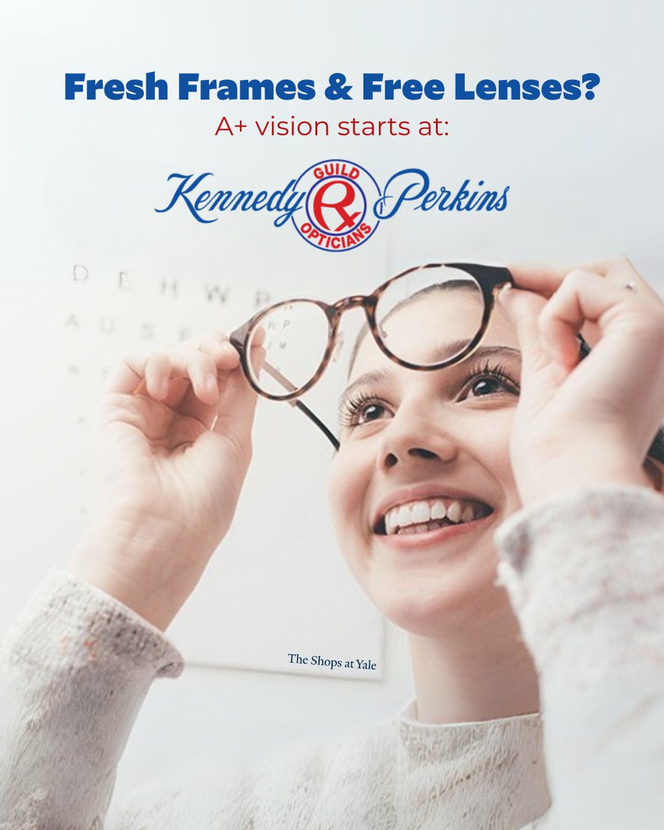 Back to school never looked so good 👓

Buy any kids’ frames at Kennedy &amp; Perkins and get a free pair of lenses with anti-reflective &amp; blue light protection.

Offer valid starting August 1st for kids 15 &amp; under!

📍 80 Whitney Ave, New Haven

#theshopsatyale #backtoschool