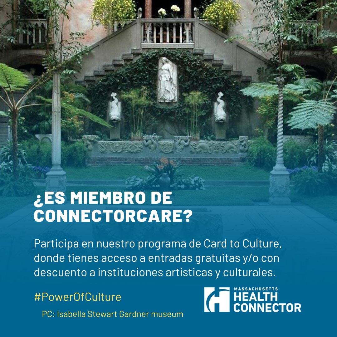 Massachusetts Health Connector (@healthconnector) on Twitter photo Es el Mes de la DiversiĂłn Familiar, y si eres miembro de ConnectorCare, The Health Connector y <a href="/masscultural/">Mass Cultural Council</a> se han asociado para ofrecerte a ti y a tu familia entradas con descuento a instituciones artĂsticas y culturales en todo MA. Descubrelas en malink.co/3LQdE49 Es el Mes de la DiversiĂłn Familiar, y si eres miembro de ConnectorCare, The Health Connector y <a href="/masscultural/">Mass Cultural Council</a> se han asociado para ofrecerte a ti y a tu familia entradas con descuento a instituciones artĂsticas y culturales en todo MA. Descubrelas en malink.co/3LQdE49