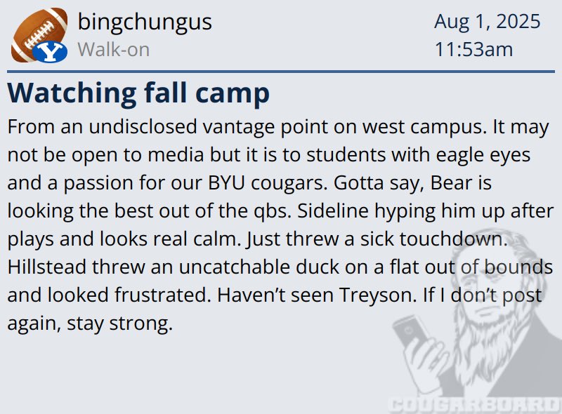 And some people claim CougarBoard doesn’t have any insiders…

cougarboard.com/35698441 
h/t bingchungus