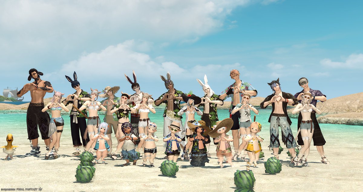 Kazuya_Davis4's tweet image. 昨日はCWLS #Amis のイベント。
夏コーデでスイカ割りにプチダイス会。
そして最小の数字を出してしまった僕がなぜか優勝してしまい（審査基準がわからないｗ）商品はドリームウェポンチェスト！
持ってなかったので嬉しい！機工士で開けました。
楽しいイベントありがとうございました！