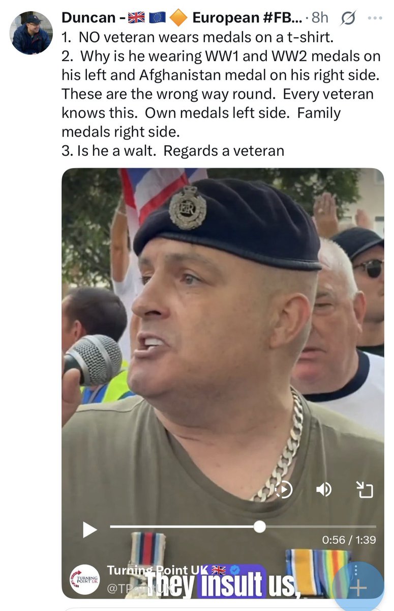 krazyEdUK's tweet photo. 🤔. #ReformUK #nastynigel #nigelfarage #stopthefarright #veterans #exarmy https://t.co/R7oTsmnYPI