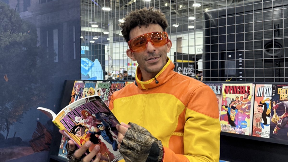 KhleoThomas's tweet photo. #Rexplode is my favorite character in the @InvincibleHQ universe cause he’s
me with no filter! Excited to see people play as him in @InvincibleVS. #EVO2025 @Evo https://t.co/2WxDhsqAYt