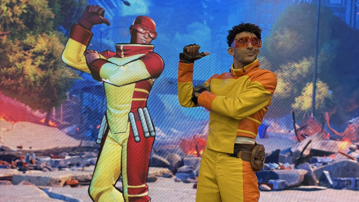 KhleoThomas's tweet photo. #Rexplode is my favorite character in the @InvincibleHQ universe cause he’s
me with no filter! Excited to see people play as him in @InvincibleVS. #EVO2025 @Evo https://t.co/2WxDhsqAYt