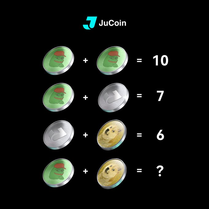 🔥 #JuCoin 차이점을 찾아보세요! 👀

미니 게임에 참여하고 50 USDT 상금을 받아가세요
✅ 리트윗 후 폼 작성하기 gleam.io/wJUcr/jucoin-m…
⏰ 이벤트 마감: 8월 4일
🎁 이벤트 종료 후 참가자 중 5명을 추첨해 각각 10 USDT를 증정합니다

#JuCoin #이벤트 #암호화폐 #에어드랍
