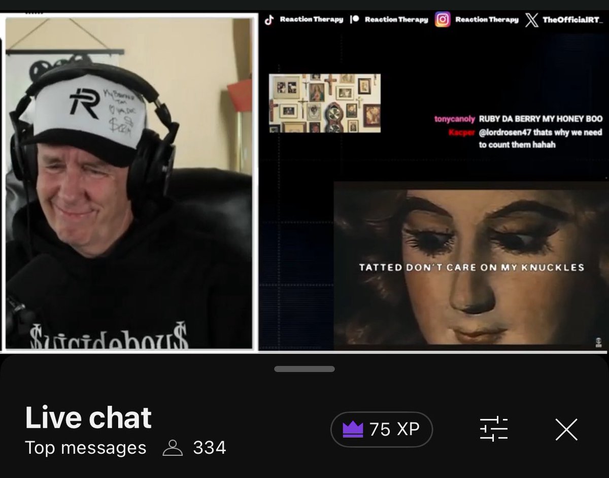 Reaction Therapy tweet media