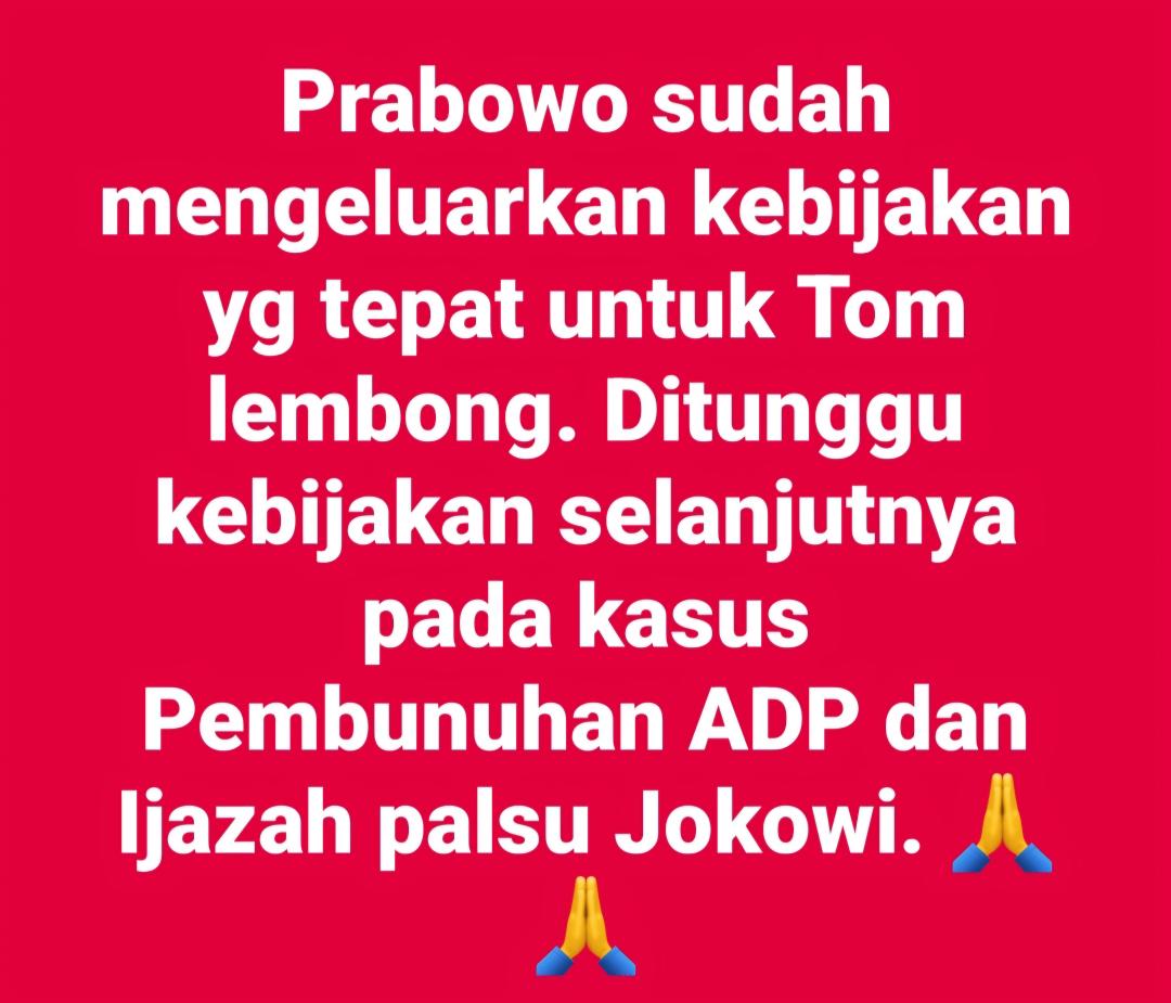 Yang pasti Rakyat Akan berada di belakang  Prabowo  selama  Prabowonya  tidak berada di belakang Mulyono