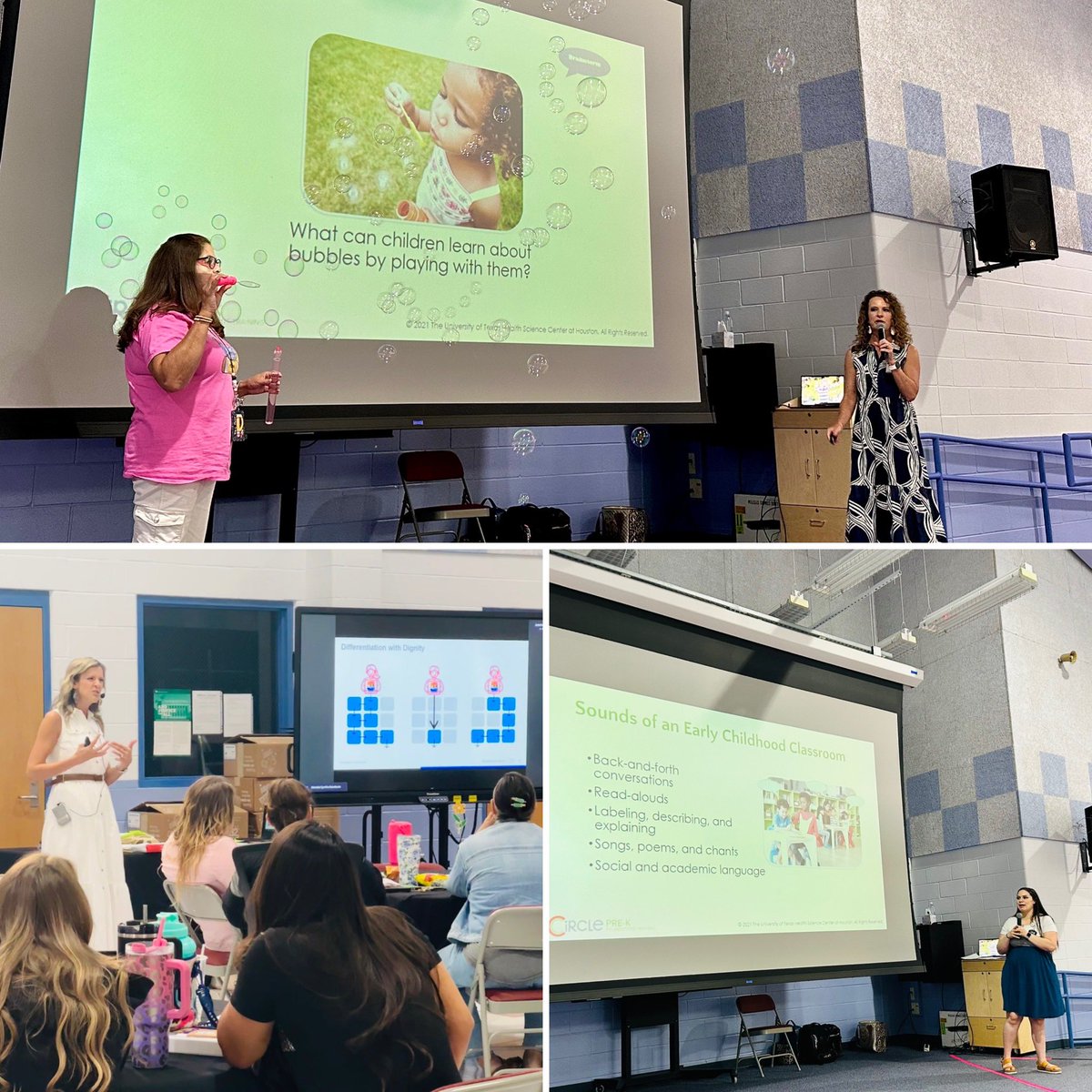 RubalcadoN's tweet photo. Two days of great learning with our amazing @EctorCountyISD PreK teachers &amp; assistants! Grateful to our presenters and to @LamarEEC for hosting us again this year. 💛📚 #BackToSchool @Region18ESC @AgeofLearning @ECISD_EarlyEd https://t.co/kuFEy1uuOw