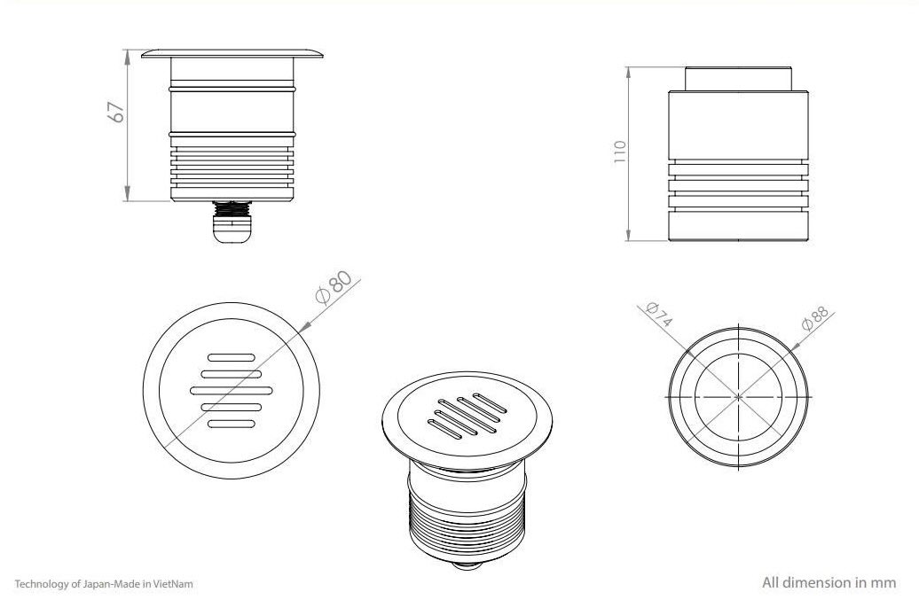 juliaTMT's tweet photo. 🔥LOVR-6🔥
<Inground and InWater luminaires>

⚡️Dimension: Ø80mmH64mm
⚡️Input Voltage: 24VDC
⚡️Power consumption: 6W
⚡️Material: IP67 (Body: Aluminum ; Face:Stainless 316); IP68: Full Stainless 316

🌐 Website: https://t.co/JZLSwY96HH
Link product: https://t.co/CzhRGPBISe https://t.co/Hi4XdffVzV