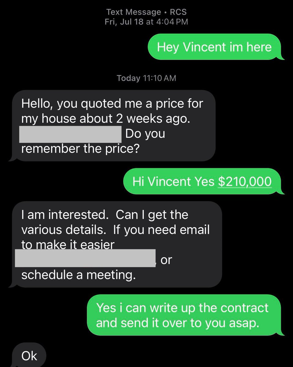 derrickmcNeil3's tweet photo. Make the offer. Seller told me if it’s not 220 the answer is no offered 210 anyway declined, 2 weeks later got it locked up https://t.co/9zLMgjh3Zf