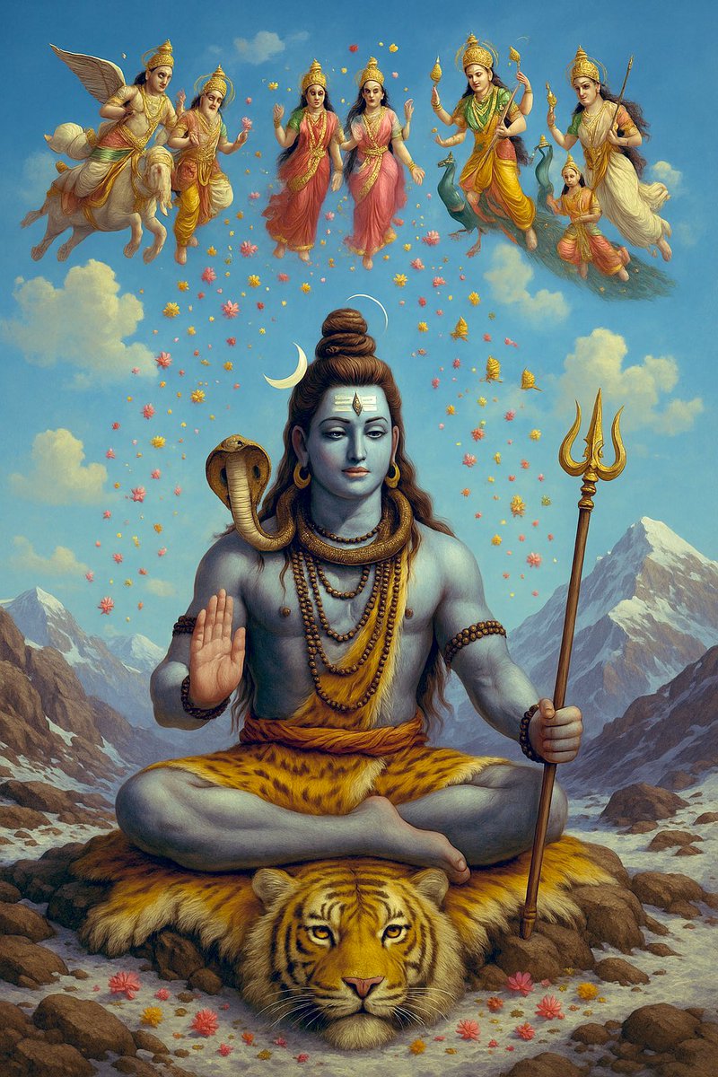 शिव एक तपस्वी हैं,जो हिमालय में ध्यान मग्न रहते हैं उन्हें आत्मसंयम और वैराग का प्रतीक बनाता है । 

और अन्य देवी देवता भी प्रसन्न रहते है  ।

ओम नमः शिवाय ।
