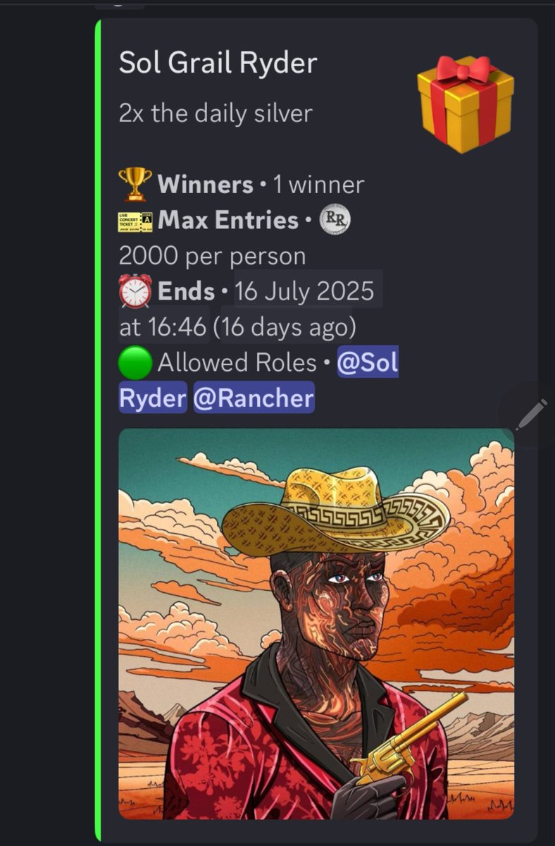 Thank you <a href="/Rough_Ryders/">Rough Ryders</a>  for GRAIL Ryder. I ❤️  him! I'm still blown away that he is mine!!   I won him by entering my $ilver into a free contest. So pick up a Ryder &amp; or Play poker with us on Sundays, starting 8/07 and start stacking your Silver!.Everyone is invited.  #Mountup