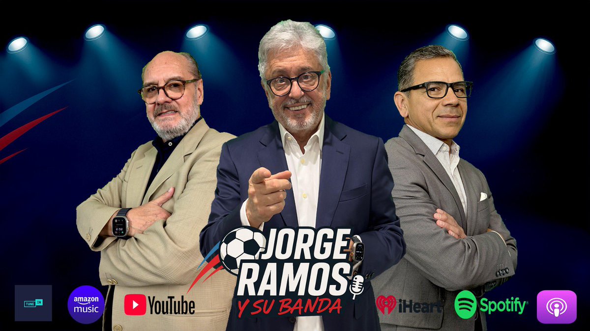 Jorge Ramos y su Banda (@espn_jorgeramos) on Twitter photo 🔥”¡Cruz Azul arde! Leagues Cup confunde… ¿Madrid o Barça... Quién fichó mejor? Y #America y su “Bomba”... youtube.com/live/4QUAewnJm… via <a href="/YouTube/">YouTube</a>
🎥 Programa completo de <a href="/JorgeRamos_SB/">Jorge Ramos y su Banda</a> con <a href="/JorgeRamosFUT/">Jorge Ramos</a> <a href="/mayorga1/">ricardo mayorga</a> <a href="/PolancoESA/">Elmer Polanco</a> 🔥”¡Cruz Azul arde! Leagues Cup confunde… ¿Madrid o Barça... Quién fichó mejor? Y #America y su “Bomba”... youtube.com/live/4QUAewnJm… via <a href="/YouTube/">YouTube</a>
🎥 Programa completo de <a href="/JorgeRamos_SB/">Jorge Ramos y su Banda</a> con <a href="/JorgeRamosFUT/">Jorge Ramos</a> <a href="/mayorga1/">ricardo mayorga</a> <a href="/PolancoESA/">Elmer Polanco</a>