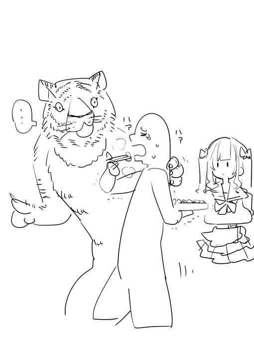 こんな人里近くにバックエキベンガルトラだと…?やつは獲物を巣へ持ち帰る最中に背面駅弁で運び弱らせる害獣だ…。cerちゃん、早く逃げて!
#odaibako_TMTJM88 https://t.co/St0TdWAU4S 