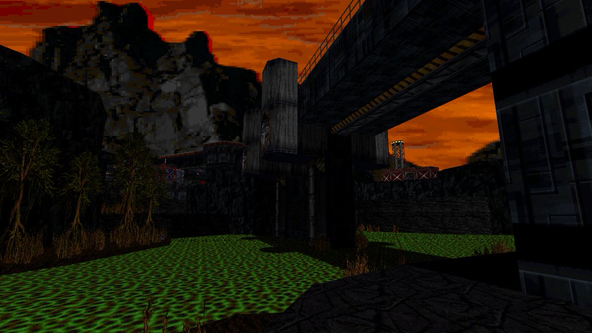 "Use of Weapons", a new level for Dark Forces by Geoffrey Simpson.
An abandoned refinery on Malastare, the oozing polluted waste into the surround landscape. Shutdown the smugglers weapons operation, but watch out for  the rogue Mandalorians overseers.
df-21.net/downloads/leve…