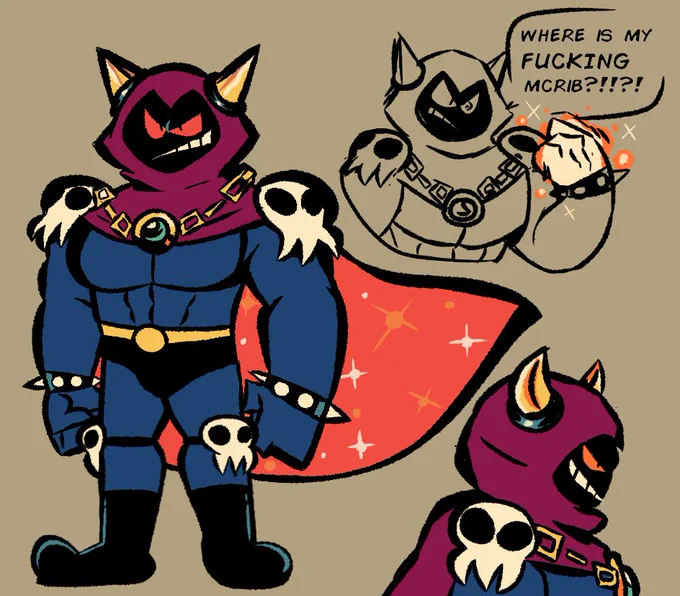 redrew king gamma's old design which i still have a soft spot for (old is on the right) love using the symmetry tool but it feels like cheating sometimes lol