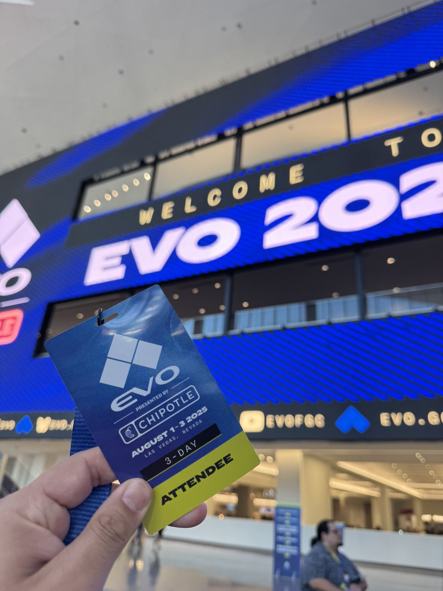 A pleasure to be here for another EVO ✌🏼